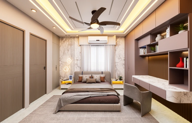 Child Bedroom Bed View