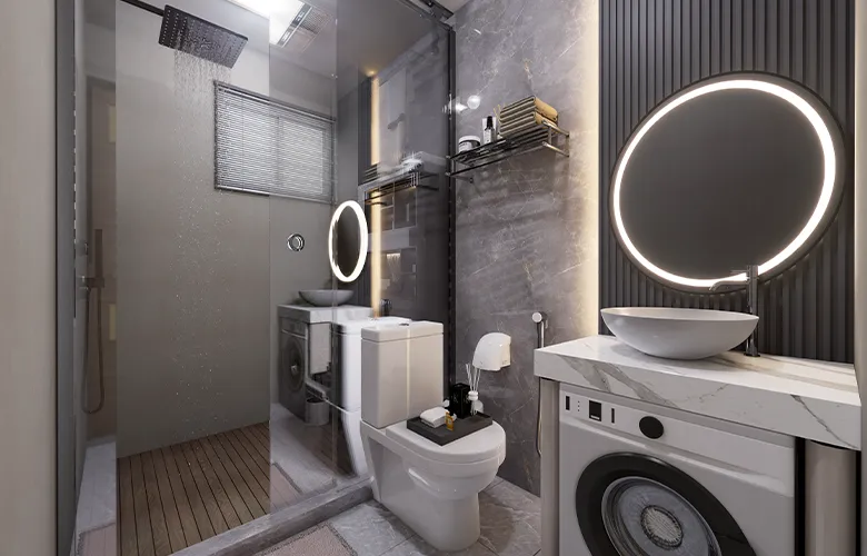 Washroom Interior Design in uttara