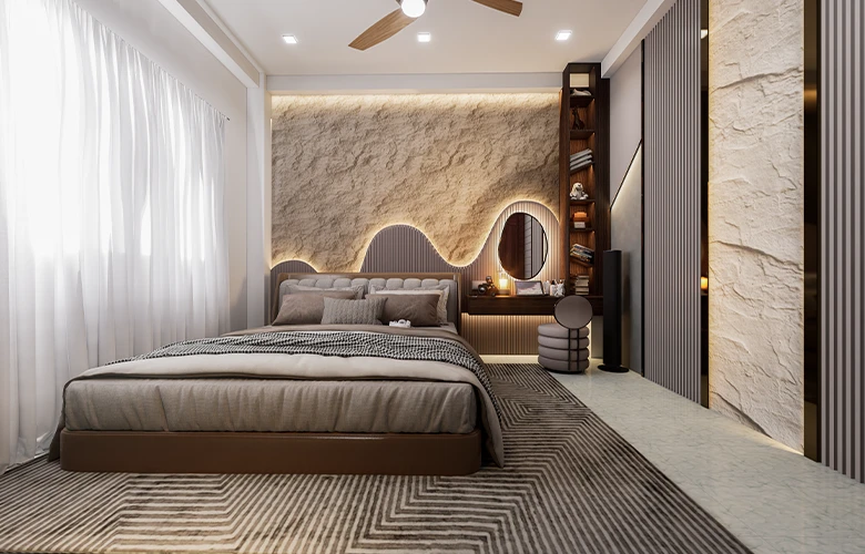 Bedroom interior Design in Rampura