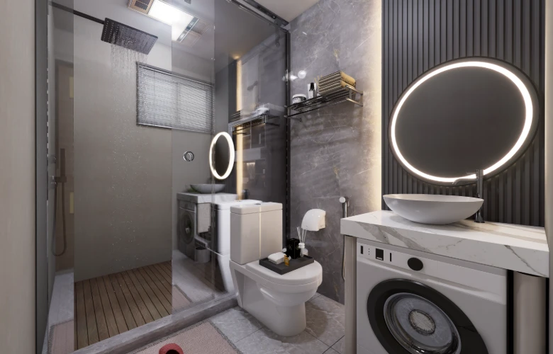 1 Bhk Washroom Interior