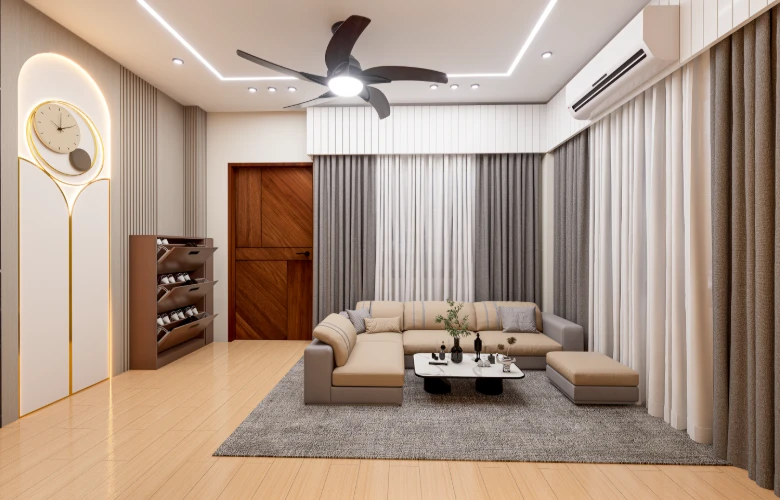 Livingroom Interior Design in Mohakhali