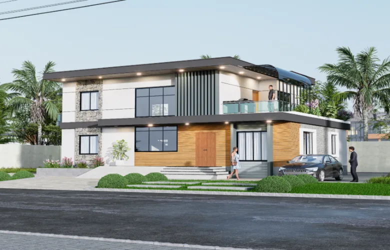 Duplex residence design in Cumilla