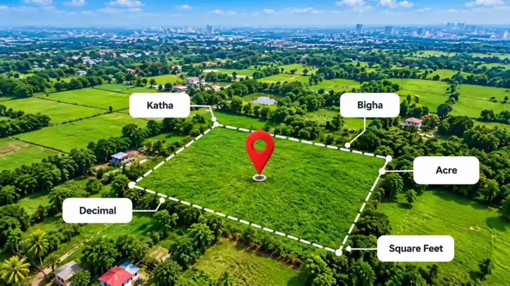 land area map